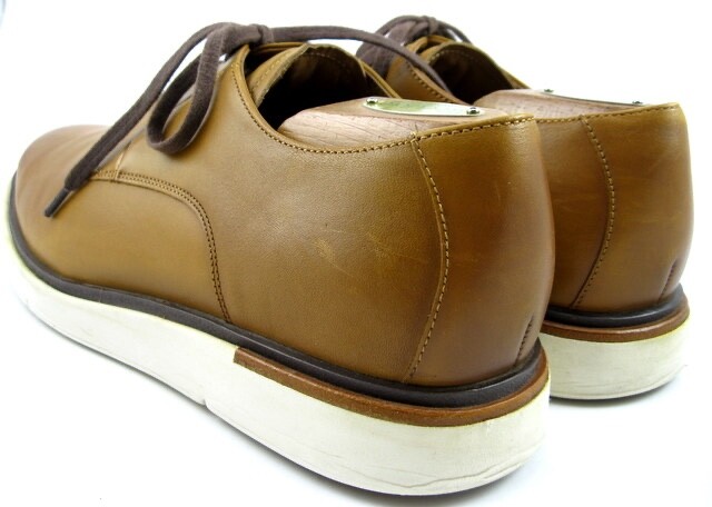 SAOLA Allen Edmonds "CARSON" HYBRID Uomo LACCIO Derby 10 D Noce (587N)
