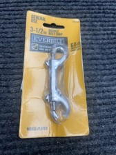 NOS Everbilt 3-1/2in Double Bolt Snap