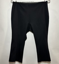 Women's High-Rise Slim Fit Kick Flare Pull-On Pants - A New Day Black 24