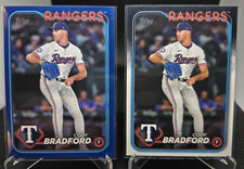2024 Topps Update Cody Bradford US331 Royal Blue Lot w base - Texas Rangers
