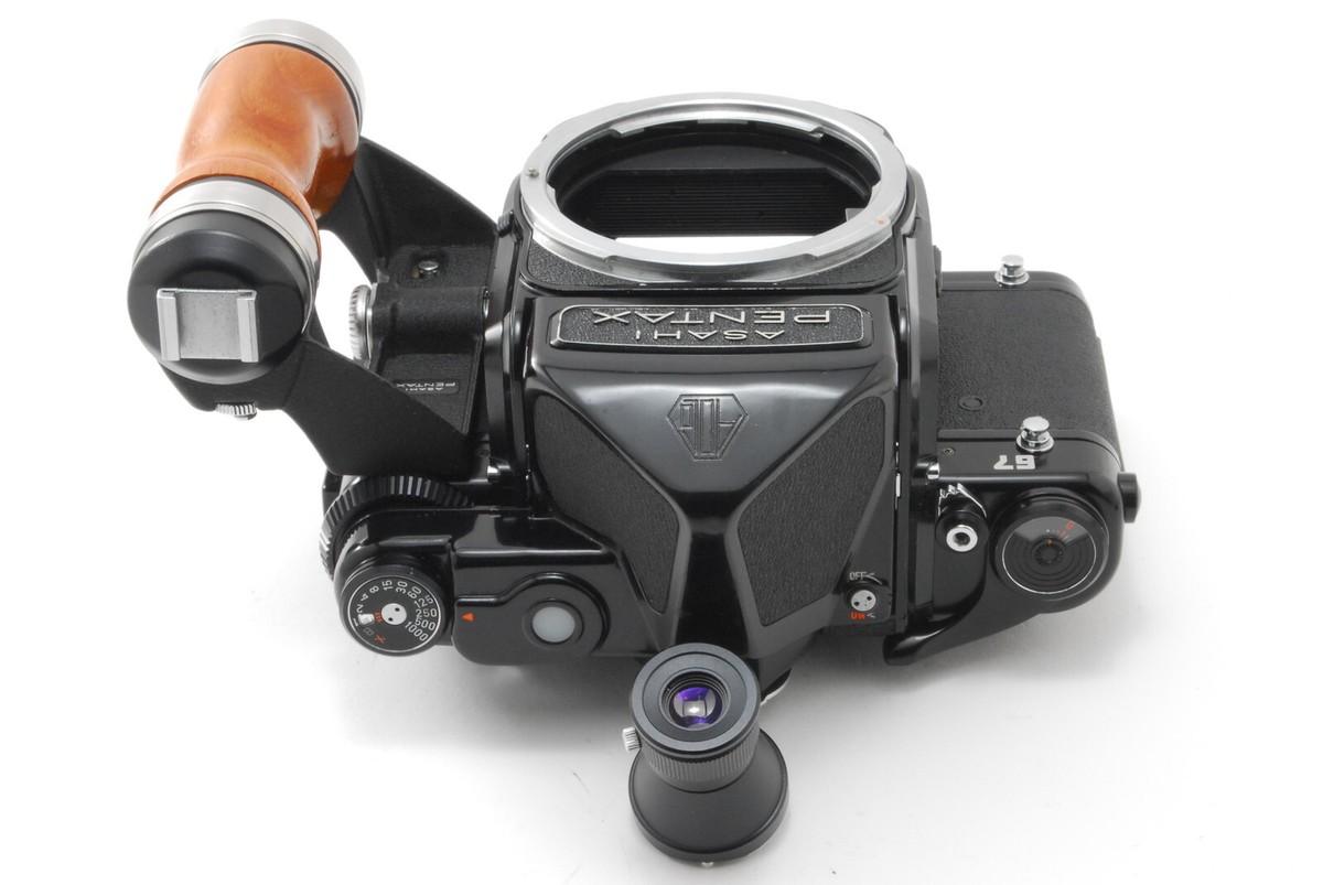 ❁完動品❁Pentax 6×7 TTL ミラーアップ 105mm F2.4 Top MINT] Pentax 6x7 67 Mirror Up TTL Finder SMC T 105mm f2