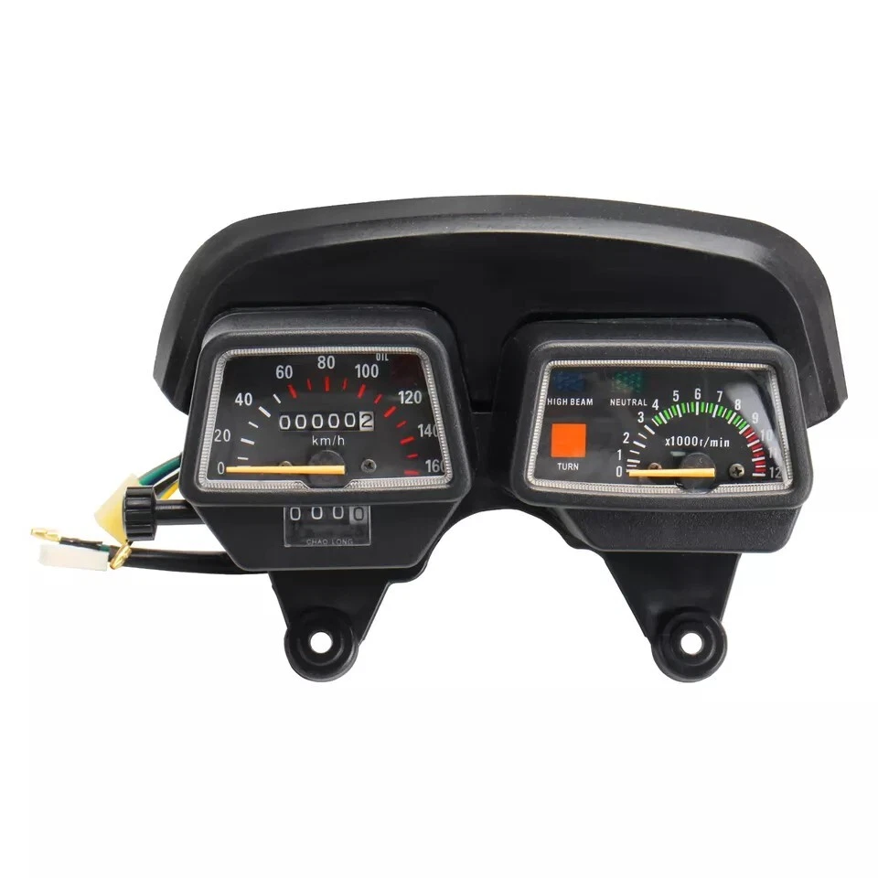 Instrumento moto tacómetro velocímetro es adecuado para Yamaha DT125 DT125R Foto 3 de 4