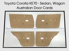 Door Cards Fits Toyota Corolla KE70 Sedan Wagon Quality Masonite x4