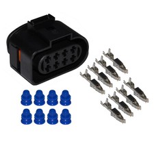 Stecker 8-polig Reparatursatz f&uuml;r VW Skoda Seat Audi 1J0973734 weiblich Crimp