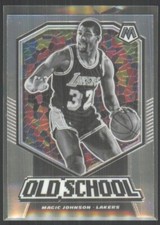2019-20 Panini Mosaic Old School Magic Johnson Los Angeles Lakers #16