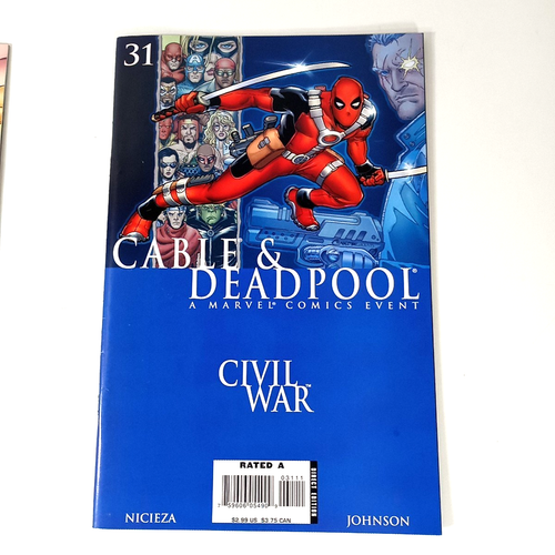 Civil War Cable & Deadpool #30-32 Marvel Comic Book 2006 - Picture 3 of 7