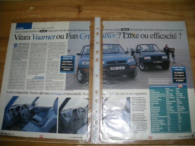 DUEL................TOYOTA FUN CRUISER VX VS SUZUKI VITARA VUARNET.............