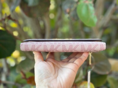 MICHAEL KORS JET SET TRAVEL LARGE TRIFOLD WALLET MK PINK BLUSH