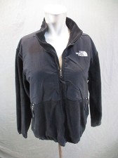 The North Face Size XL Boys BLK Full Zip Stand Collar Fleece Denali Jacket 077