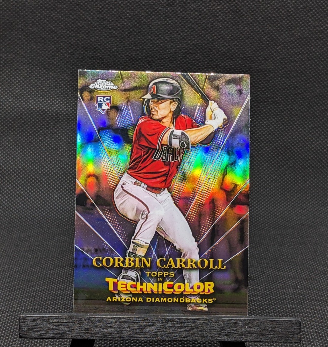2023 Topps Chrome Corbin Carroll Rookie Technicolor Diamondbacks