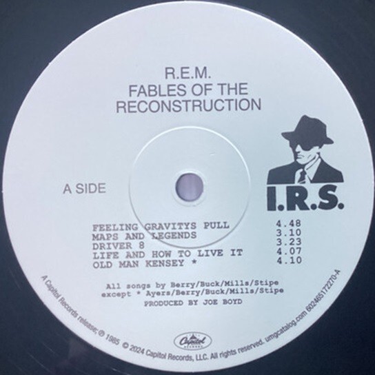 R.E.M. FABLES OF THE RECONSTRUCTION LP Stereo VINYL NEW ALBUM eBay