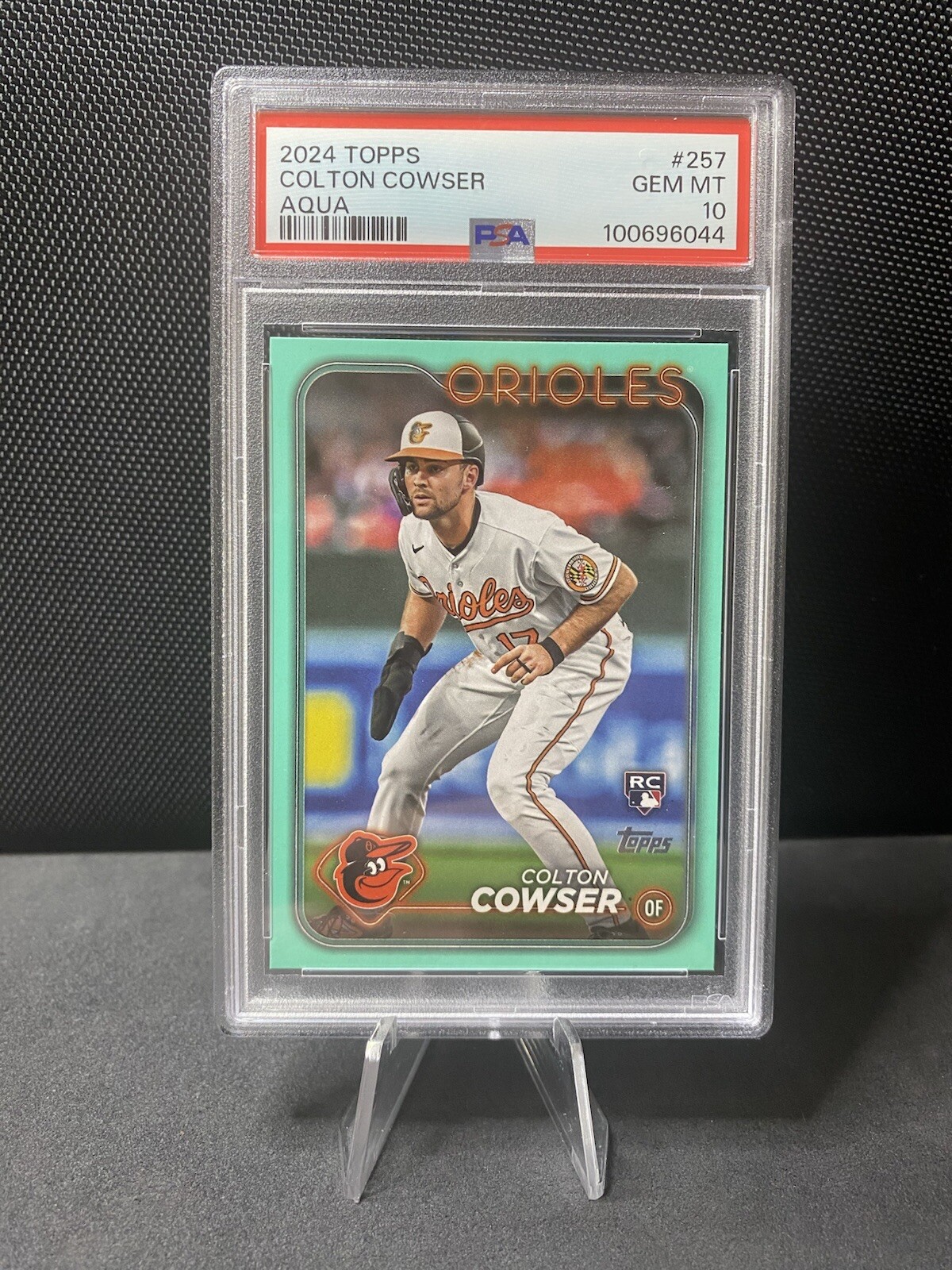 Colton Cowser 2024 Topps Aqua Rookie PSA 10 #257 Orioles
