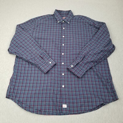 Vineyard Vines Shirt Men's Extra Large Polo Murray Shirt Shep & Ian Long Sleeve