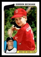 2010 Topps When They Were Young Gordon Beckham #WTWYGB - Chicago White Sox
