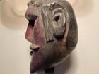 Guatemalan Antique Vintage Hand Carved Traditional Mask Head Puppet on Stick — photo 4