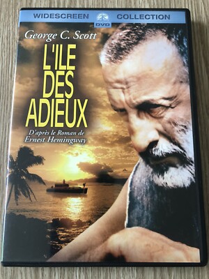 FILM L ÎLE DES ADIEUX GEORGE C. SCOTT ERNEST HEMINGWAY DVD FRANZÖSISCH SELTEN