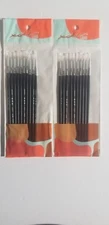XDT#725 Round Finest Micro Tip Detail Art Brush 20 Pc #00000 Set Nail