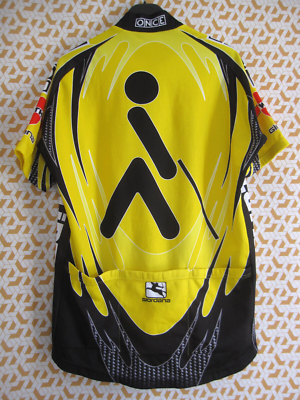 Maillot Cycliste Vintage ONCE – Giordana Giant, Jaune 2003, Taille XXL, Homme