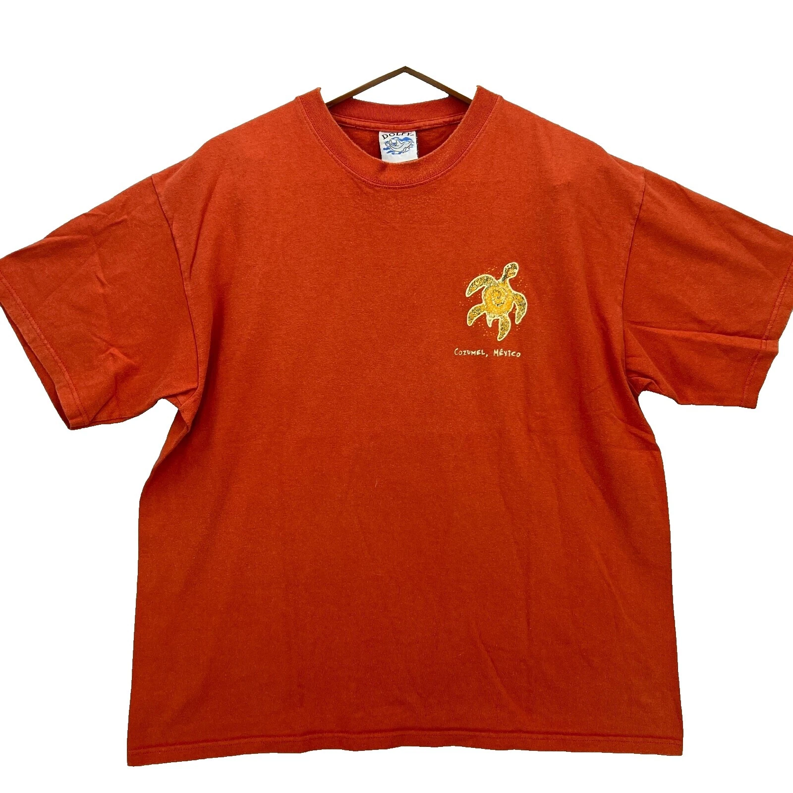 Dolphin Algodón Liso Camisetas para Hombres