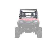 SuperATV Scratch Resistant Flip Down Windshield for Honda Pioneer 700 (2014+)
