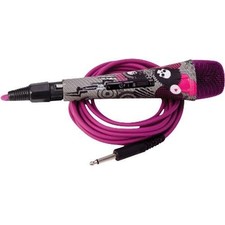 DJ-Tech MIC001 Jammin Pro Pink Graffiti Handheld Mic Karaoke
