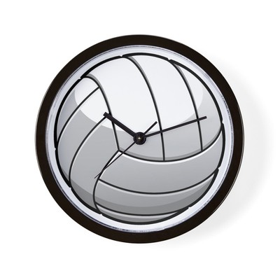 CafePress Volleyball Gifts 10'' Wall Clock (165832339)