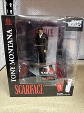 McFarlane Movie Maniacs Scarface Tony Montana 6" Scale Posed Figure New