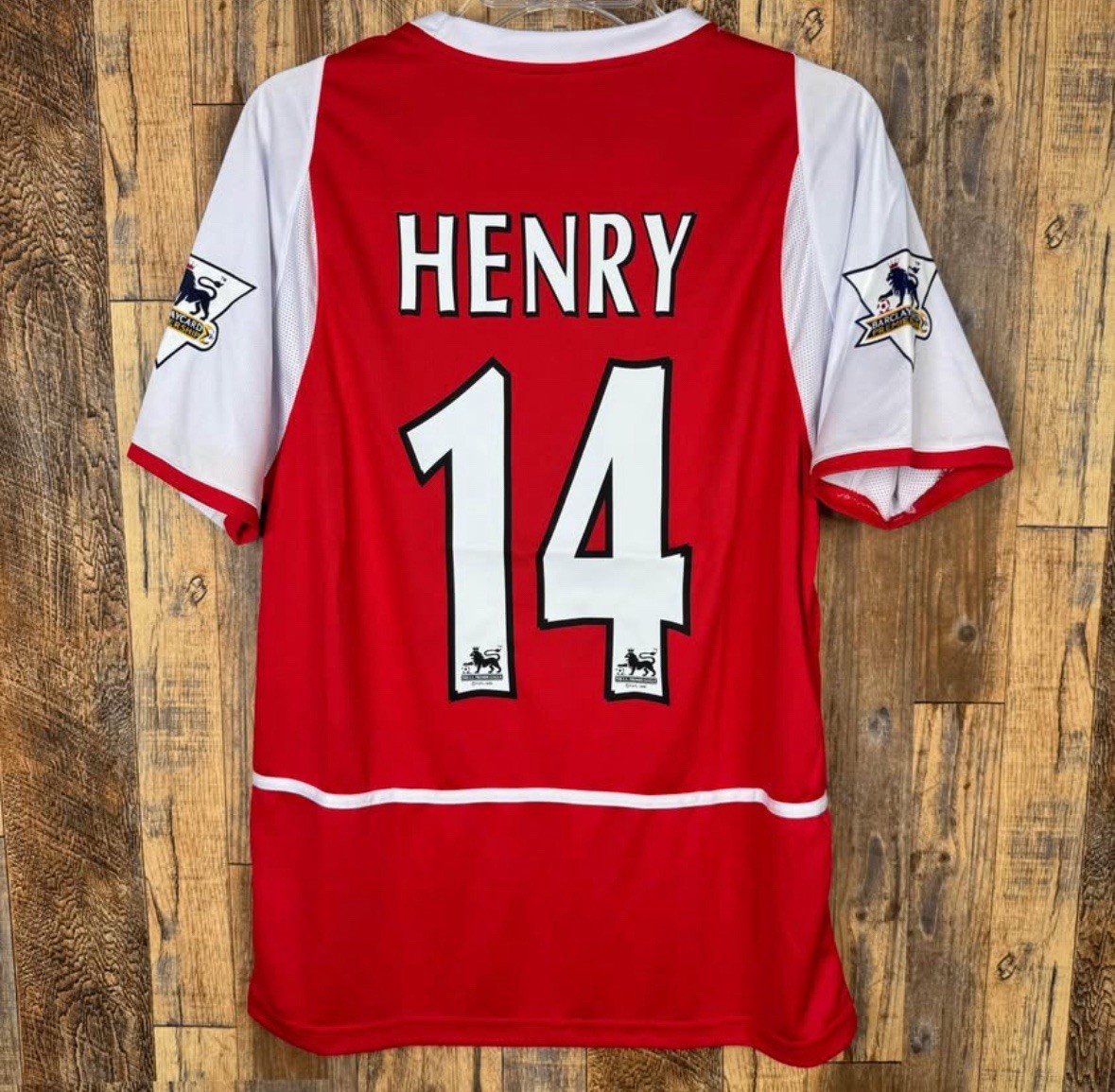 Arsenal FC 2003-04 Home Men's M Soccer Jersey Henry #14 | eBay