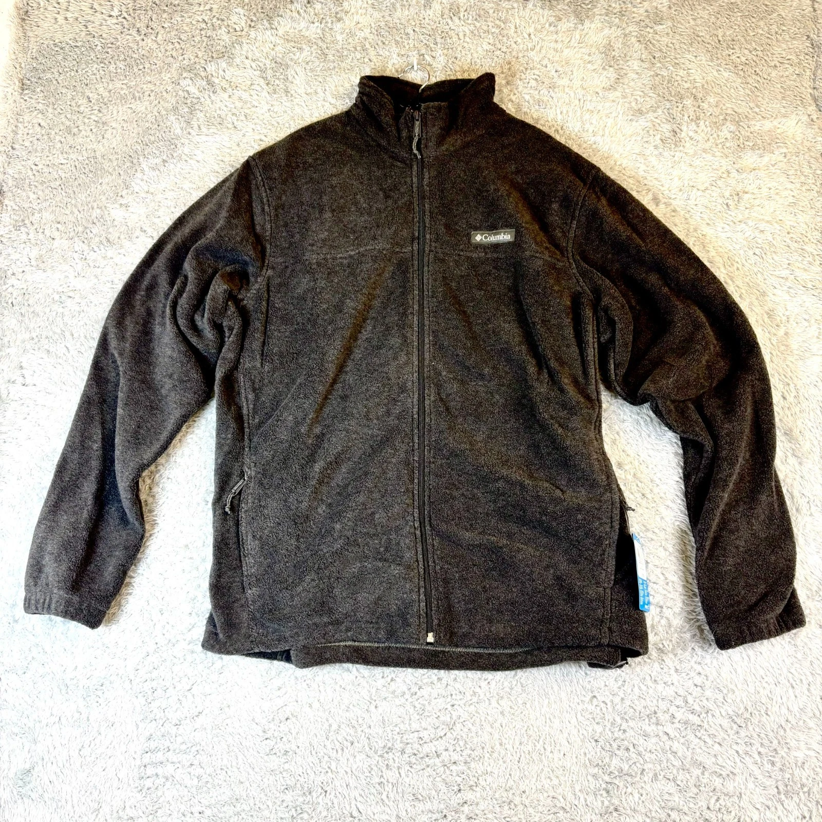 Columbia Men's Steens Mountain Full Zip 2.0 Fleece Jacket, Charcoal Size L
