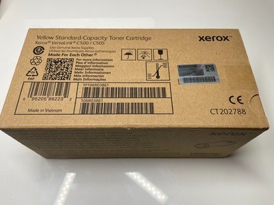 Xerox Yellow Toner Cartridge VersaLink C500 / C505 - 106R03861 - NEU
