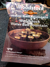 Woodstock Chimes Water Bell Fountain Copper Bowl Brass Bells Corded Wwbf2