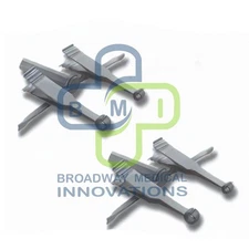 Microspike Approximator for Vasovasotomy – Two Pair Large Surgical Instrument