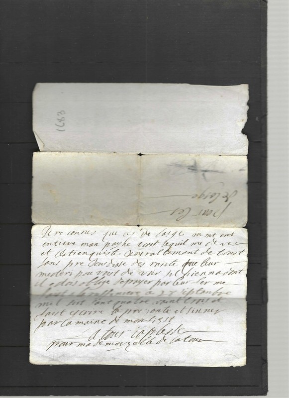EUROPE 1683 DOCUMENT FOLDED LANGUAGE? FAULTS MUSEUM HISTORICAL #680