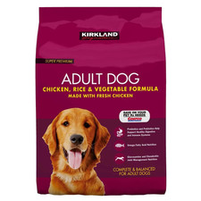 Kirkland Signature Adult Formula Chicken, Rice and Vegetable Dog Food 40 lb. 1.62 per pound