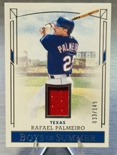 🔥⚾️RAFAEL PALMEIRO 2024 Boys of Summer Pastime Jersey Relic /149 #RANGERS!⚾️🔥