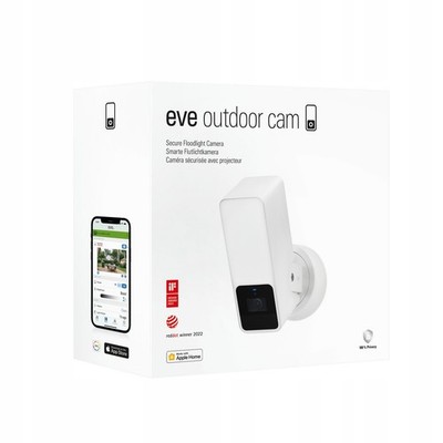Eve Outdoor Cam 20ECA8101 1080p Weiße Bewegungssensor-Außenkamera