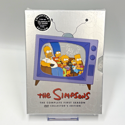 #ad The Simpsons Complete First Season DVD 2001 Collector#x27;s Edition 3 Disc Set NEW $24.99