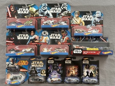2014-15 Star Wars Hot Wheels Cars Lot (20) 1:64 Die-Cast Mattel Disney Boba Fett