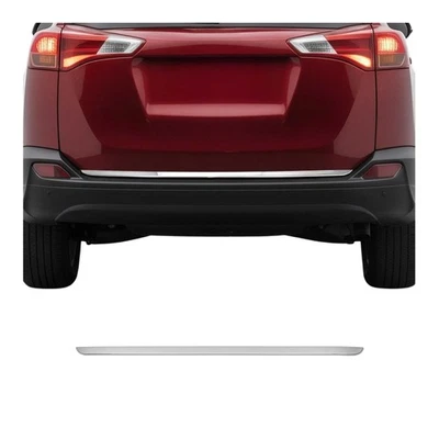 Garniture de Hayon Coffre pour Toyota Rav 4 IV 2013-2015 acier inox - Photo 1/4