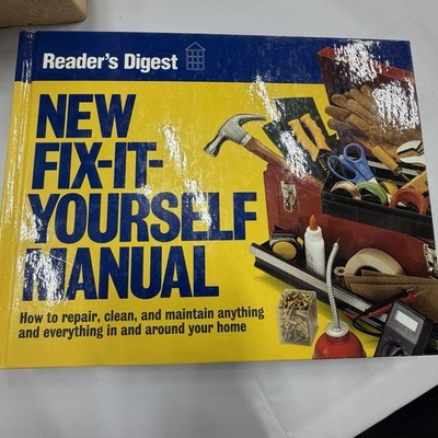 Reader's Digest New Fix-It Yourself Manual 1996 Hardcover 448 page