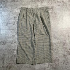 Yves Saint Laurent Wide Check Dress Pants Made in Japan Vintage