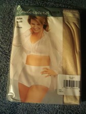 Underscore Nylon Briefs Panties Size 9 xxl Pack of 3 Beige Panties New