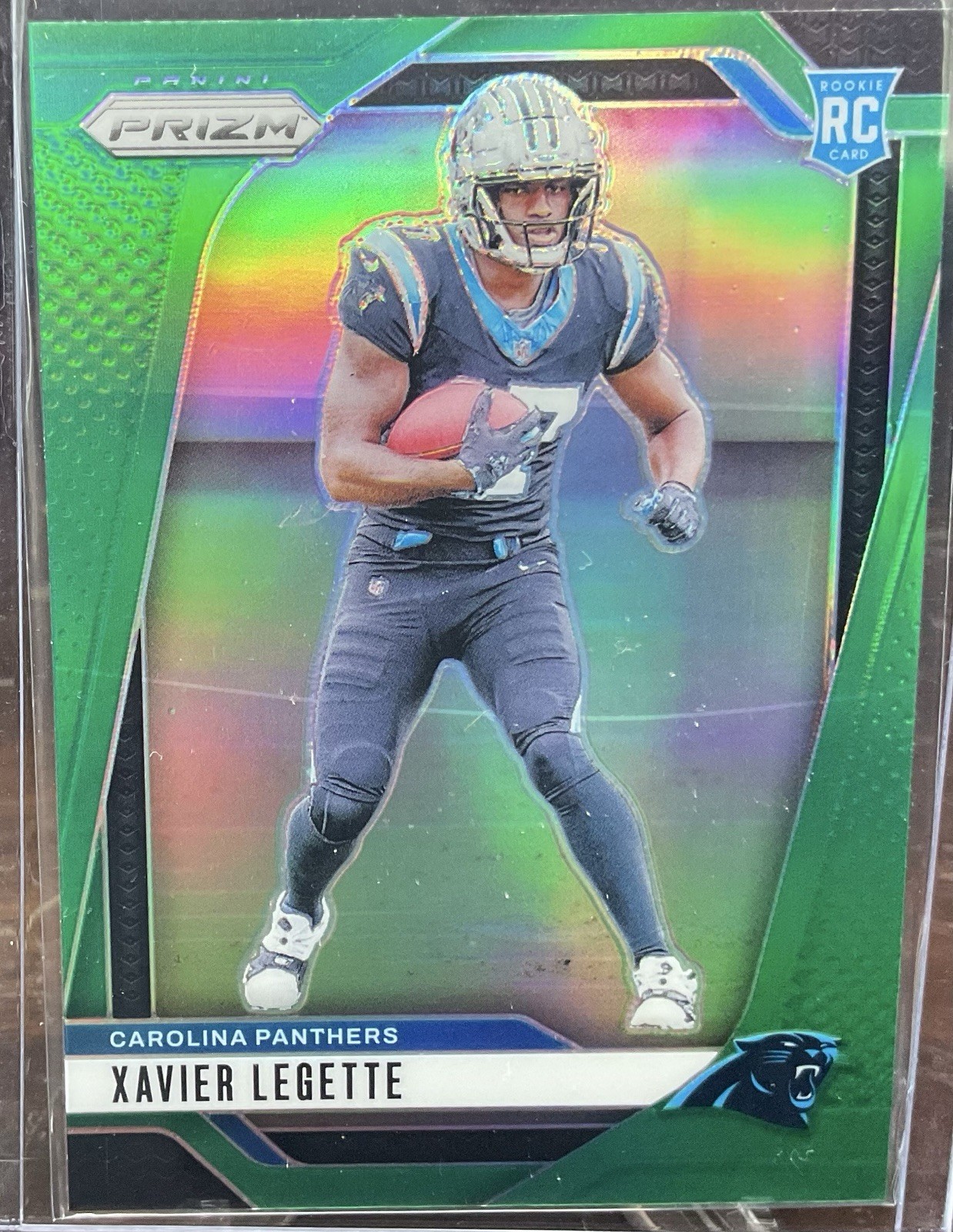 2024 Panini Prizm - Rookies Xavier Legette #398 Green Prizm (RC)
