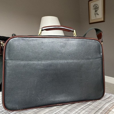 BALLY Black  Leather Briefcase for 15'' Laptop with Partitions Solid Attaché