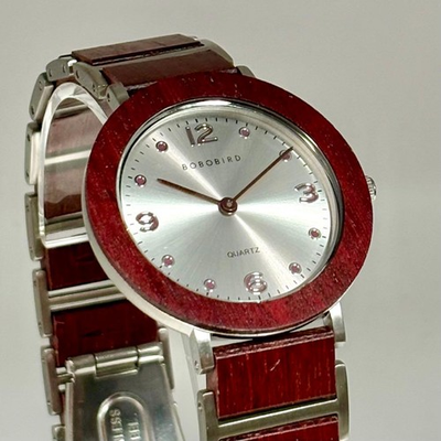 #ad Bobo Bird Quartz Thin Watch Eco Friendly $96.04