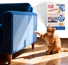 20PCS Cat Scratch Furniture Protector, Couch Protectors Tape from Cats Claws Scr