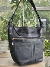 Radley Black Leather Tote Satchel Hobo Shoulder Bag