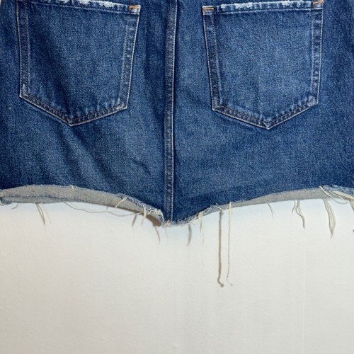 Abercrombie & Fitch Zoe Natural Rise Vintage A-Line Denim Skirt Size 31/12 Retro - Picture 14 of 18