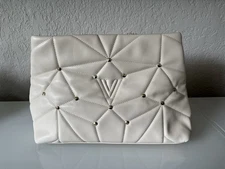 Mario Valentino Carnaby Shoulder Bag Off White NWT + SHOPPING BAG