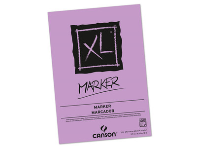 Block A3 Xl Marker 100 Sheets 70 Gsm Glued On The Short Side